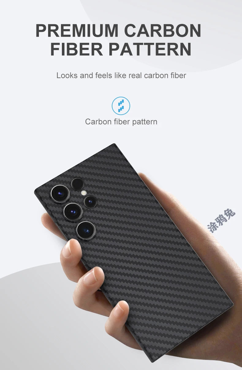 0.35 Carbon Fiber PP Trending S23 Phone Accessories Dropshipping Product Medome Mobile Phone Case For Samsung S24 Ultra Case
