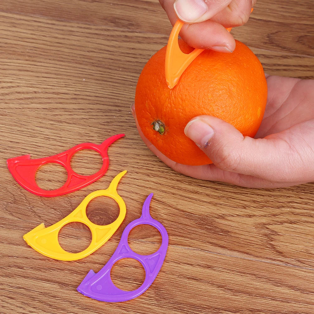 1-30Pcs Fruit Orange Peelers Creative Multifunctional Lemon Oranges Slicer Easy Opener Citrus Knife Home Kitchen Fruit Gadgets